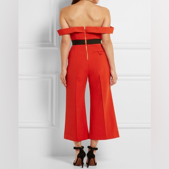 Self-Portrait Off-the-shoulder Jumpsuit - Picture 2 of 7